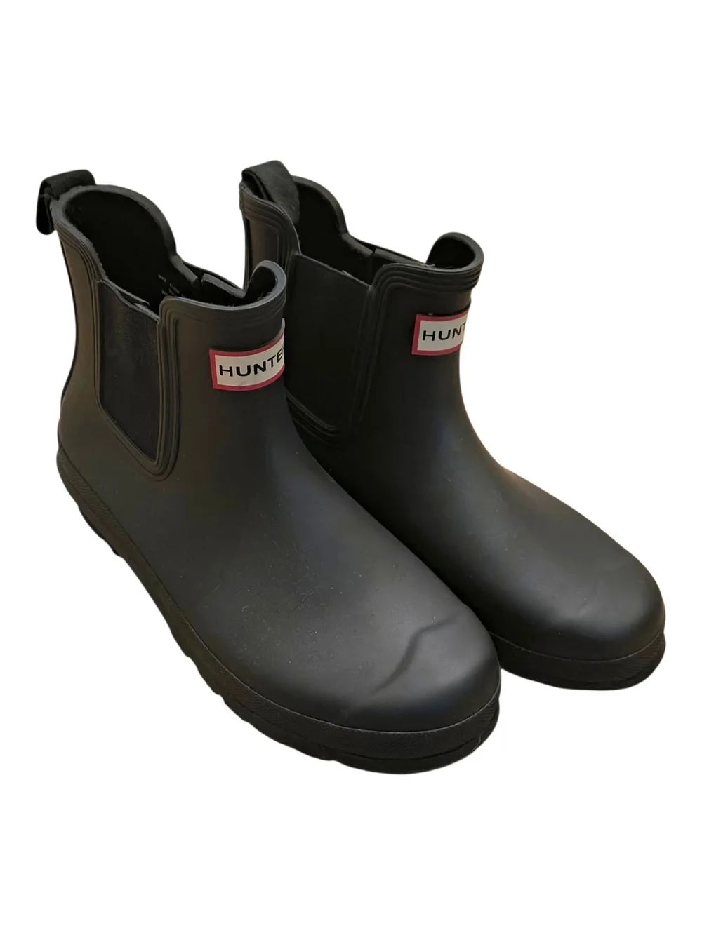 NWOT ​Hunter Women's Original Chelsea Waterproof Rubber Rain Boots Black Size 8